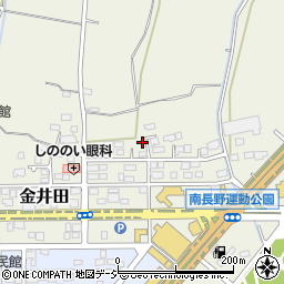 長野県長野市金井田101-3周辺の地図