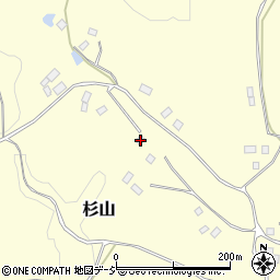 栃木県芳賀郡市貝町杉山255周辺の地図
