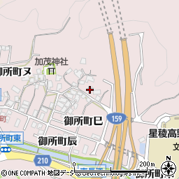石川県金沢市御所町リ153周辺の地図