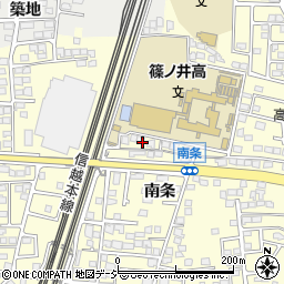 長野県長野市篠ノ井布施高田南条1165-3周辺の地図