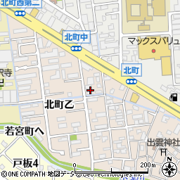 石川県金沢市北町乙13周辺の地図