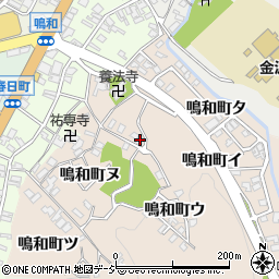 石川県金沢市鳴和町ヌ119周辺の地図