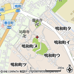 石川県金沢市鳴和町ヌ123周辺の地図