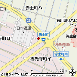 石川県金沢市専光寺町イ81周辺の地図