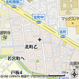 石川県金沢市北町乙26-2周辺の地図