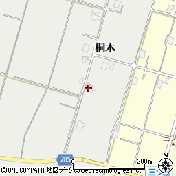 富山県南砺市桐木43周辺の地図