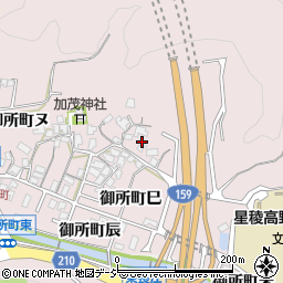 石川県金沢市御所町リ156周辺の地図