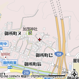 石川県金沢市御所町リ周辺の地図