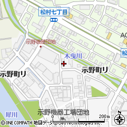 石川県金沢市示野町西139周辺の地図