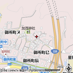 石川県金沢市御所町リ173周辺の地図