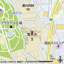 宇都宮市立宝木小学校周辺の地図