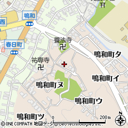 石川県金沢市鳴和町ヌ124周辺の地図