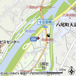 富山県富山市八尾町下新町93周辺の地図