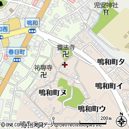 石川県金沢市鳴和町ヌ125周辺の地図