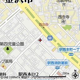 データ北陸金沢支店周辺の地図