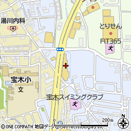 栃木トヨペット　宇都宮宝木店周辺の地図