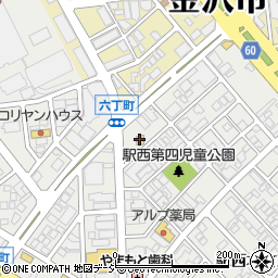 ローソン金沢駅西本町店周辺の地図