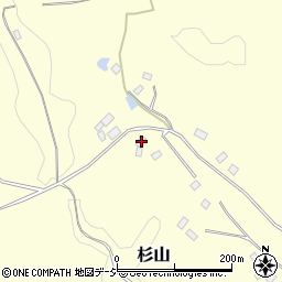 栃木県芳賀郡市貝町杉山277周辺の地図