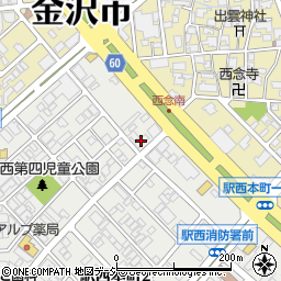 美心工房株式会社　金沢店周辺の地図