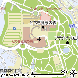 生きがいづくりセンター　栃木県シルバー大学校・中央校周辺の地図
