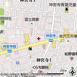 しゃぶ葉 金沢神宮寺店周辺の地図