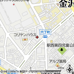 石川県金沢市駅西本町4丁目5周辺の地図