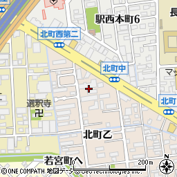 石川県金沢市北町乙59周辺の地図