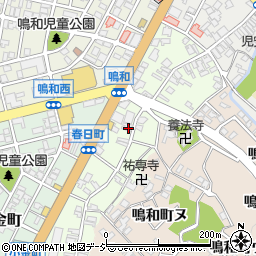 石川県金沢市春日町8-22周辺の地図