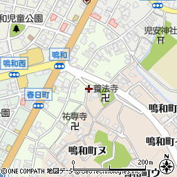 石川県金沢市鳴和町ヌ149周辺の地図
