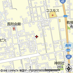 富山県富山市長附303-3周辺の地図