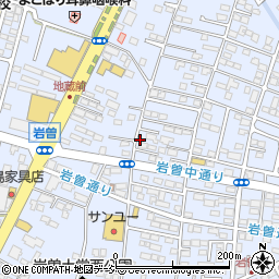 栃木県宇都宮市岩曽町周辺の地図