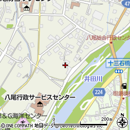 富山県富山市八尾町福島180周辺の地図