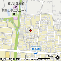 長野県長野市篠ノ井布施五明166周辺の地図