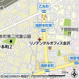 スタジオ・マリオ金沢　浅野本町店周辺の地図