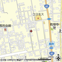 富山県富山市長附291-3周辺の地図