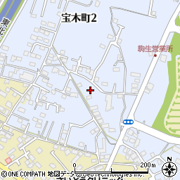 栃木県宇都宮市宝木町2丁目884周辺の地図