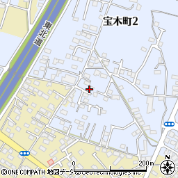 栃木県宇都宮市宝木町2丁目894周辺の地図
