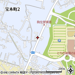 栃木県宇都宮市宝木町2丁目820周辺の地図
