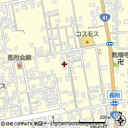 富山県富山市長附299-1周辺の地図