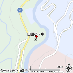 富山市立山田小学校周辺の地図
