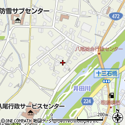 富山県富山市八尾町福島197周辺の地図