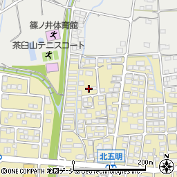 長野県長野市篠ノ井布施五明157周辺の地図