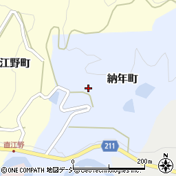 石川県金沢市納年町ロ59-1周辺の地図