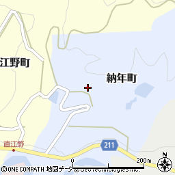 石川県金沢市納年町ロ59-1周辺の地図