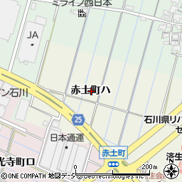 石川県金沢市赤土町ハ周辺の地図
