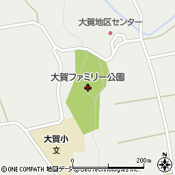 大賀ファミリー公園周辺の地図