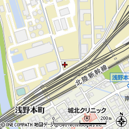 株式会社安江豊商店　製粉工場周辺の地図