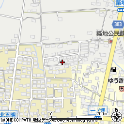 長野県長野市篠ノ井岡田174-2周辺の地図