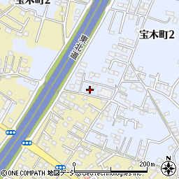 栃木県宇都宮市宝木町2丁目956-16周辺の地図
