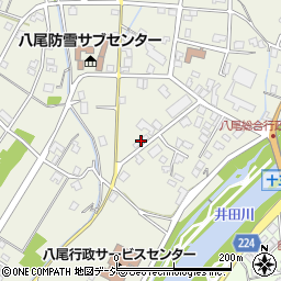 富山県富山市八尾町福島188周辺の地図